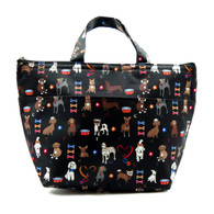 Ladies Lunch Bag - Doggie Black $25