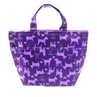 Ladies Lunch Bag - Purple Dog $25