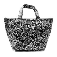 Ladies Lunch Bag - Black Elephant $25