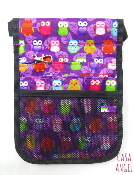 Nurse Pouch - Purple Owl