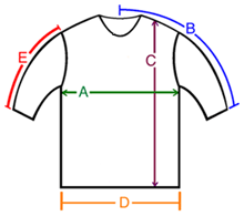 Cotton Clothing Garment Size Chart