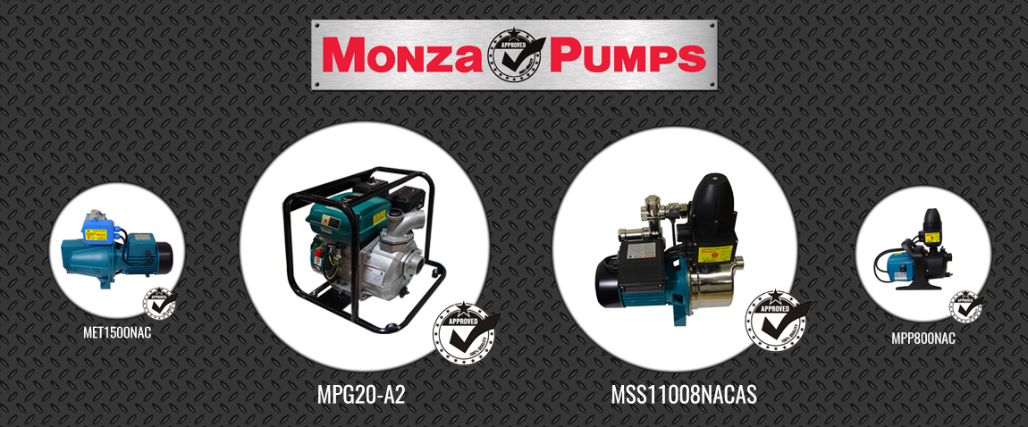Your Monza Pumps Sales Specialist in Sydney and NSW. Buy your Water Pump Now, With Delivery. Quality Water Pumps Sydney.