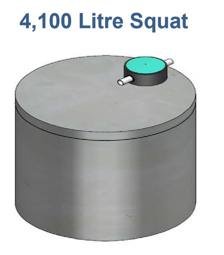 4100L Squat Concrete Water Tank