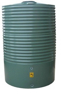 2200L Round Water Tank buy now from your local supplier of poly rainwater tanks in Sydney and across NSW with delivery available.