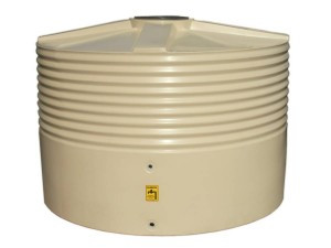 3000L Round Squat Water Tank buy now from your local supplier of poly rainwater tanks in Sydney and across NSW with delivery available.