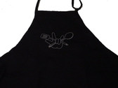 Apron Sign (Cooking with I LOVE YOU) Black/White Printing