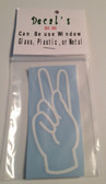 Decal Sticker Sign Language (K ) White or Special Color