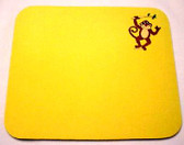 Monkey Mouse Pad (Yellow) Small