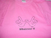 WHATEVER! T-SHIRT (BLACK PRINT) YOUTH SIZE