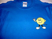 Smiley Stand with Sign Hand " I LOVE YOU "  Any color shirt on Left Chest  (ADULT SIZE)