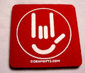 Smiley Coaster (Red)