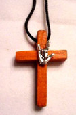 Cross with Silver ILY Necklace