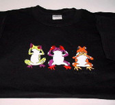 3 Frogs Sign T-shrit (Adult)