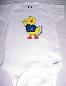 Deaf Duckies  Infant Shirt with 3 snap  leg closure