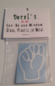 Decal Sticker Sign Language (N) White or Speical Color