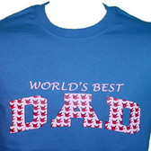 "DAD " Sign tiny hands with "I LOVE YOU " T- Shirt (ADULT SIZE)
