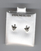Sterling Silver ILY Earrings (mini stud)