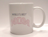 Mug Ceramic I LOVE YOU with World's Best Mom (Pink)