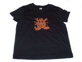 TODDLER SHIRT TIGER WITH SIGN LANGUAGE HAND " I LOVE YOU" 