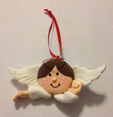 Angel (Boy ) Christmas Ornaments Sign hand " I LOVE YOU "  (very light weight )
