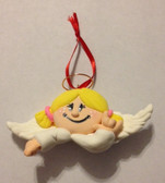 Angel (Girl) Christmas Ornaments Sign hand " I LOVE YOU "  (very light weight )