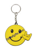 SMILEY Sign Hand with I LOVE YOU  PVC Keychain