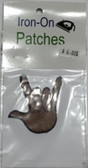 Patches Sign Language Hand " I LOVE YOU" (BROWN) 