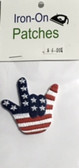 Patches Sign Language Hand " I LOVE YOU" (USA HAND)