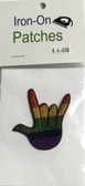 Patches Sign Language Hand " I LOVE YOU" (RAINBOW)