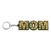 MOM PVC Keychain with Muilt-Color Sign Language Hands " I LOVE YOU" 