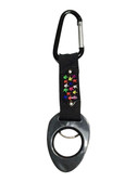 Carabiner Water Bottle Holder Clip  Travel Buckle Aluminum with Sign Language Hands " I LOVE YOU"