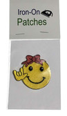 PATCHES SIGN LANGUAGE HAND " I LOVE YOU" (GIRL SMILEY)