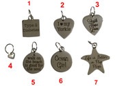Pick one charm (Varies design )  Charm is $8.99 each (not set)