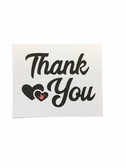 THANK YOU Greeting Card   " THANK YOU with Heart ( RED I LOVE YOU HAND) " 