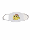 SIGN LANGUAGE " I LOVE YOU" HAND  FACE MASK ( SMILEY GIRL)