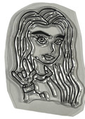 AMERICAN SIGN LANGUAGE CLING STAMPS (LADY) MEDUIM