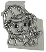 American Sign Language Cling Stamps (BOY WITH CAP)