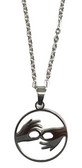 SIGN LANGUAGE "INTERPRETER" PENDANT WITH CHAIN 18-24 INCHES ADJUSTMENT CHAIN (SILVER), STAINLESS STEEL