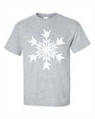 SIGN LANGUAGE " I LOVE YOU"  (SNOWFLAKE WITH HANDS) ADULT SIZE