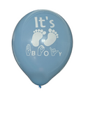 SIGN LANGUAGE HAND "IT'S BOY" WITH SIGN HAND (LIGHT BLUE)  BALLOON
