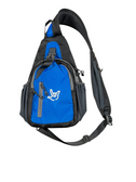 SIGN LANGUAGE "I LOVE YOU" HAND SLING BAG (ROYAL WITH WHITE OUTLINE HAND)