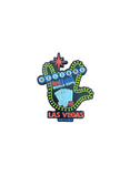 SIGN LANGUAGE " I LOVE YOU" HAND LAS VEGAS LIGHTS WITH DEAFNATION EXPO MAGNET