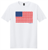 SIGN LANGUAGE ASL " I LOVE YOU HANDS" BORDERS USA FLAG (CHOOSE SIZE) AND CHOOSE COLOR)
