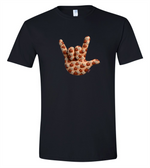 SIGN LANGUAGE ASL  " I LOVE YOU" 3D PUMPKIN DAISY HAND (CHOOSE SIZE AND CHOOSE COLOR)