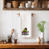 SIGN LANGUAGE ASL "I LOVE YOU" MERRY GRINCHMAS  ILY HAND KITCHEN TOWEL
