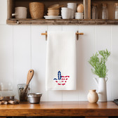 SIGN LANGUAGE ASL "I LOVE YOU" USA OUTLINE  ILY HAND KITCHEN TOWEL