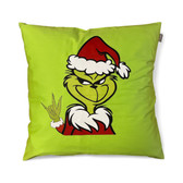 ASL SIGN LANGUAGE " I LOVE YOU"  GREEN MEAN GUY PILLOW (LIME PILLOW)