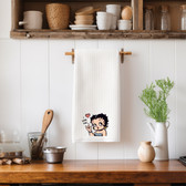 SIGN LANGUAGE ASL "I LOVE YOU" BRTTY BOOP PART 2 HAND KITCHEN TOWEL