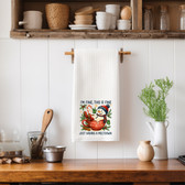 SIGN LANGUAGE ASL "I LOVE YOU"  MELTING SNOWMAN HAND ILY HAND KITCHEN TOWEL