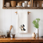 SIGN LANGUAGE ASL "I LOVE YOU"  SHEEPA DOODLE  ILY HAND KITCHEN TOWEL